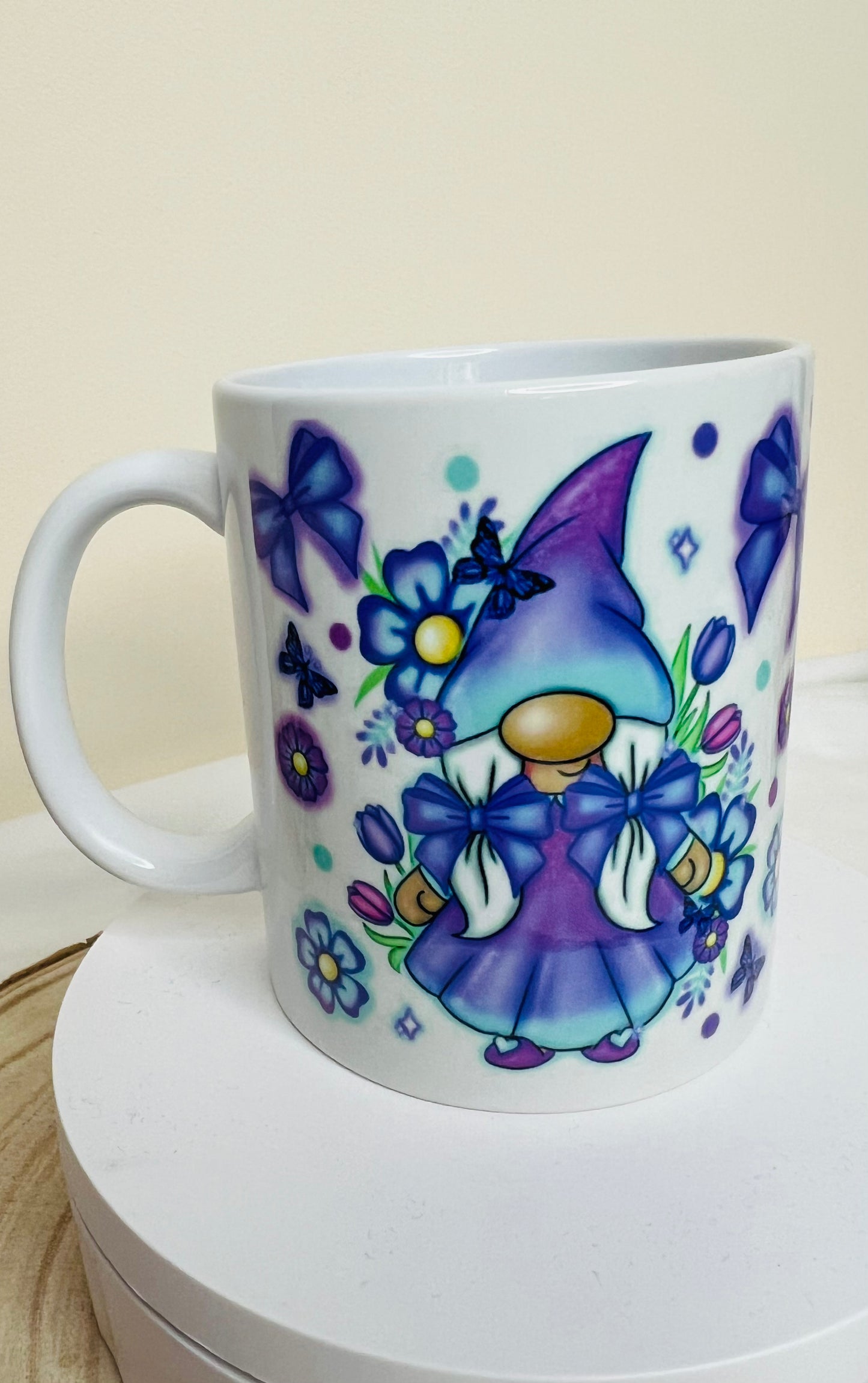 Purple spring Girl gonk mug