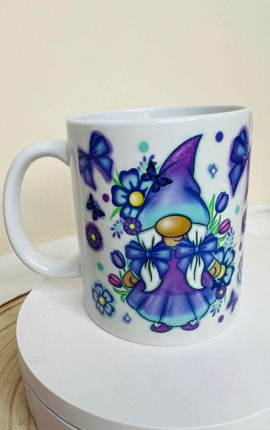 Purple spring Girl gonk mug