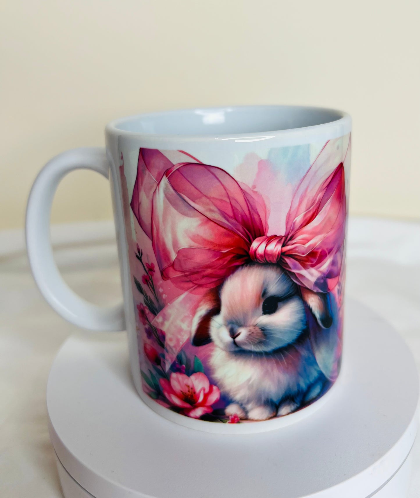 Bunny & bow 11oz ceramic mug