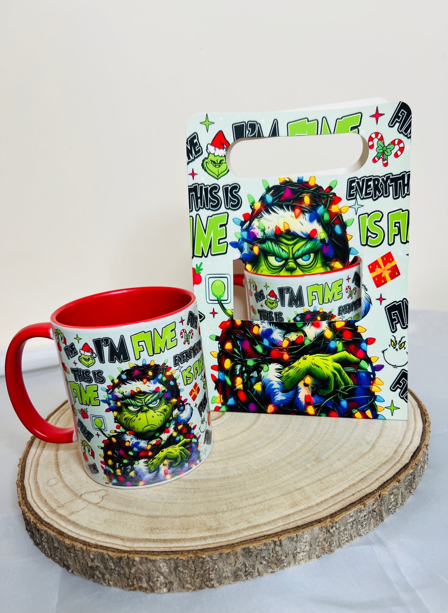 11oz everything is fine Christmas mug