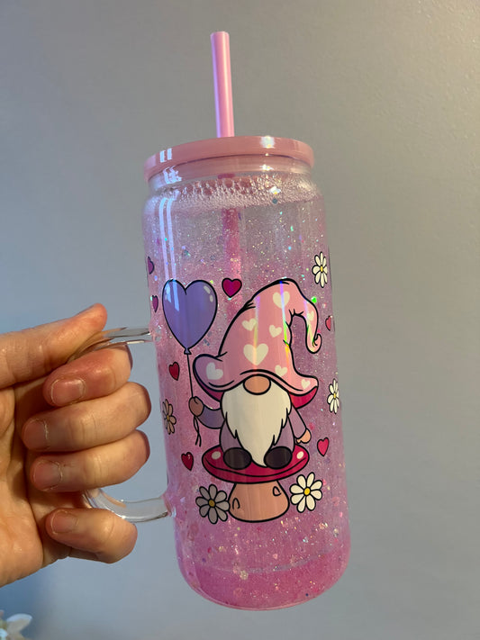 Gonk love glass tumbler