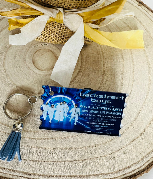 Bsb fan art tour ticket keyring