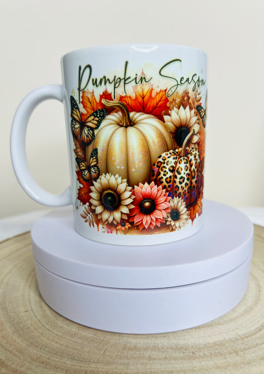Pumpkin season 11oz ceramic mug