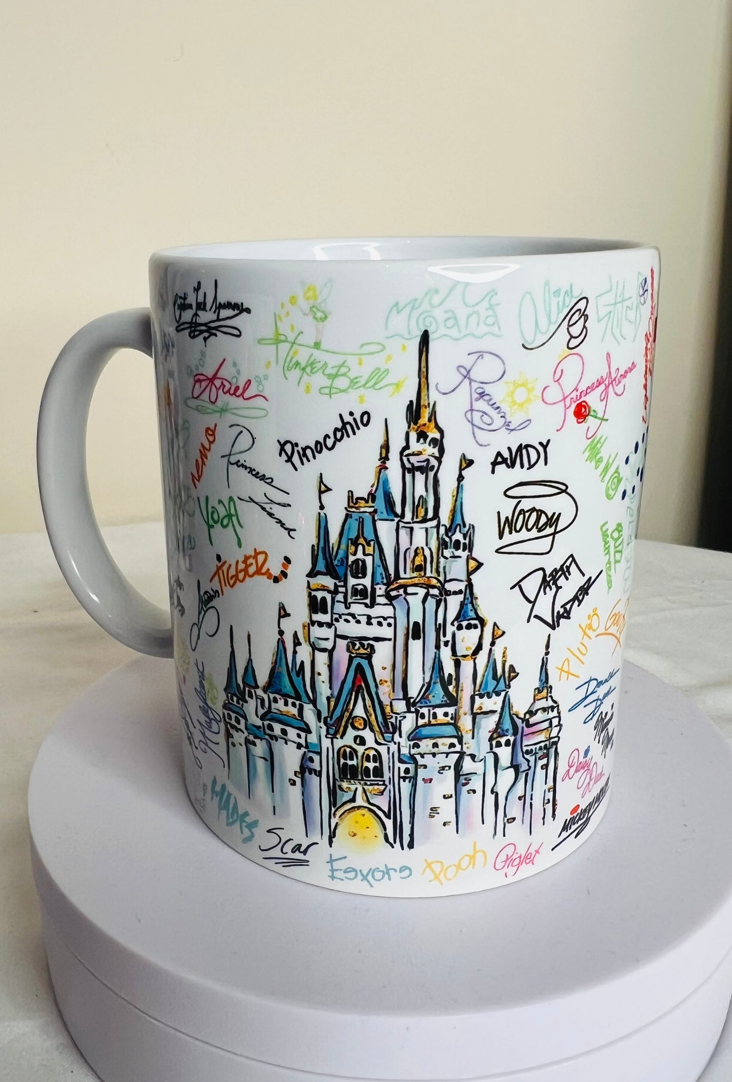 Dream castle 11oz ceramic mug.
