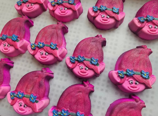 Poppy troll bathbomb
