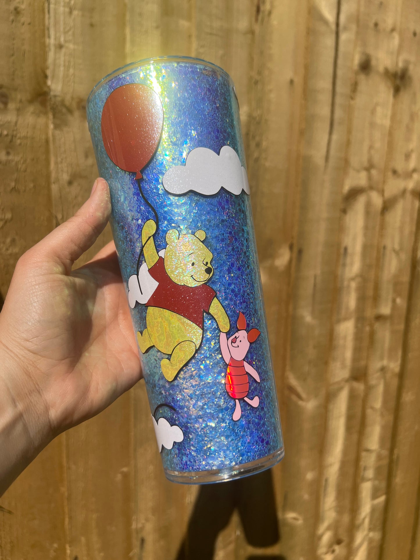 Up in the clouds with friends  24oz tumbler