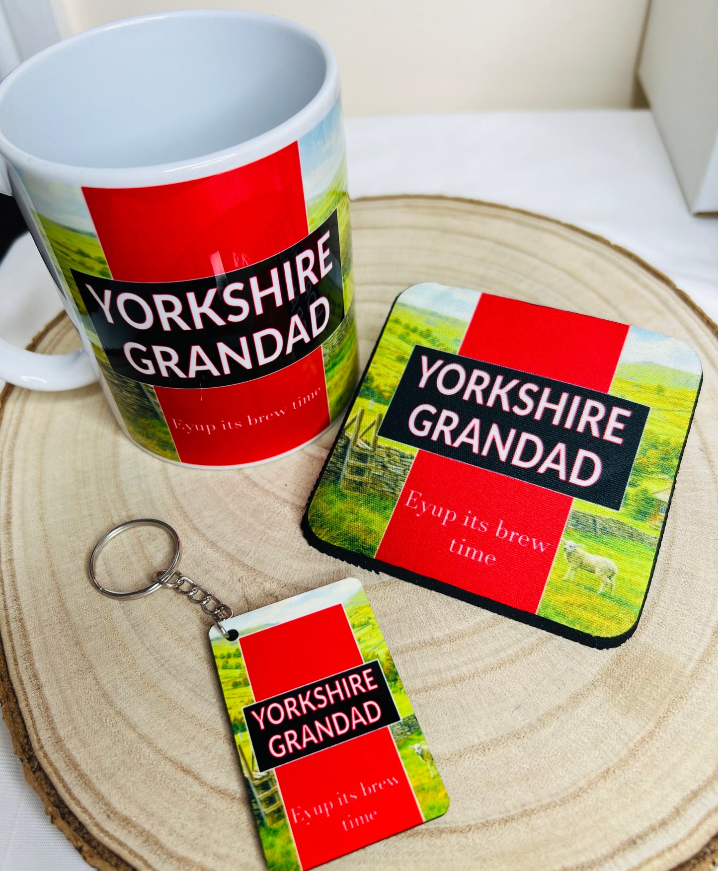 Yorkshire grandad mug gift set