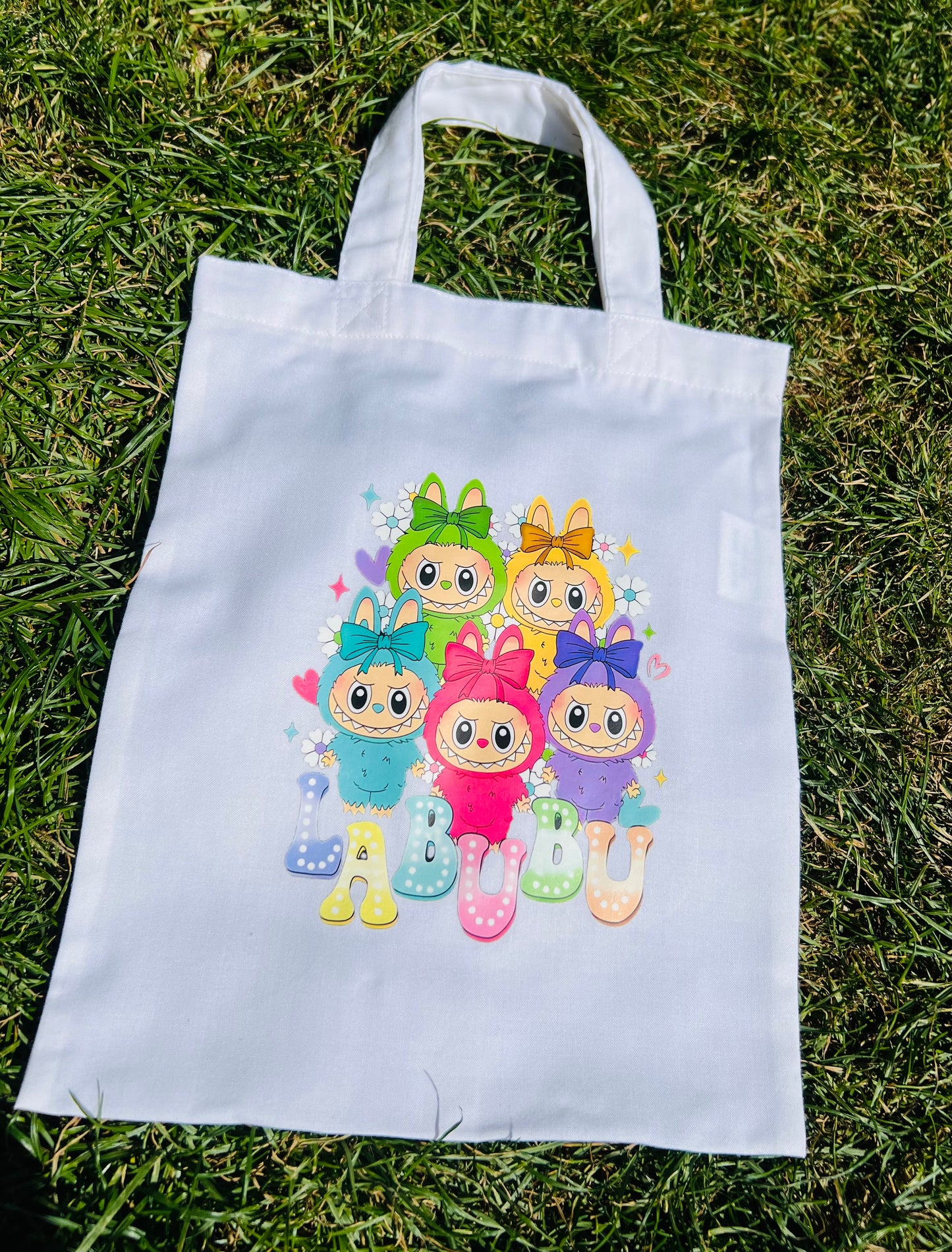 Little monster tote bags