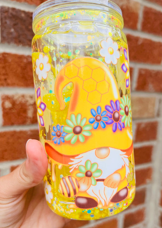 Lava drip gonk and bee 16oz acrylic tumbler