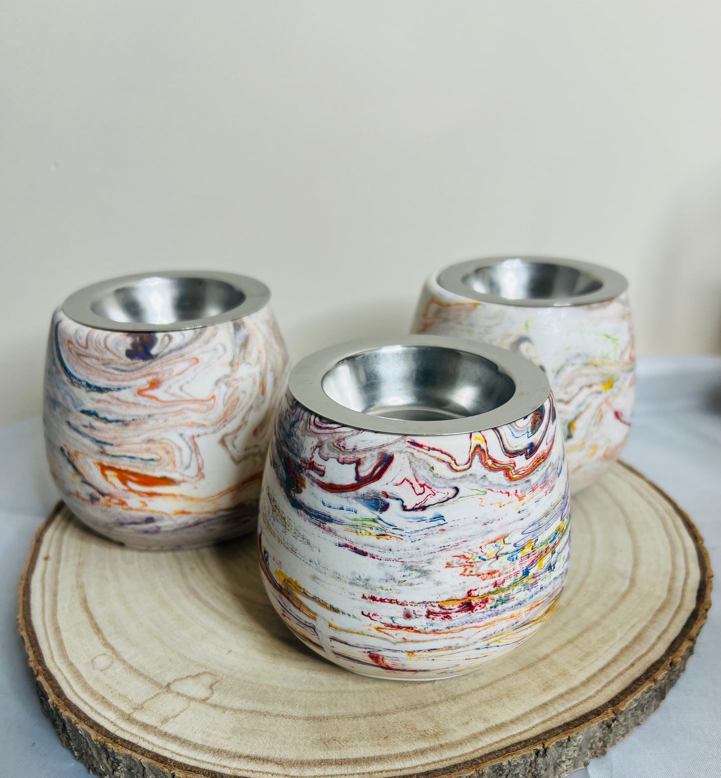 Jesmonite wax warmer (customised)