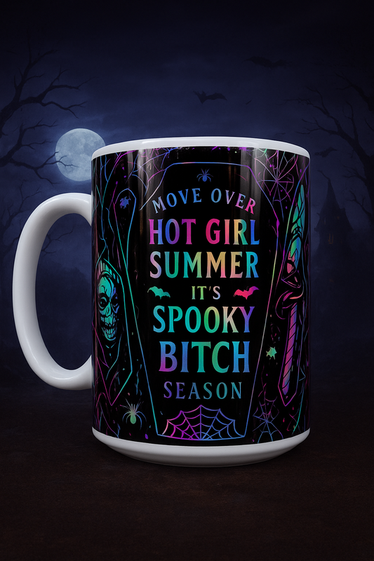 11oz spooky bitch season mug
