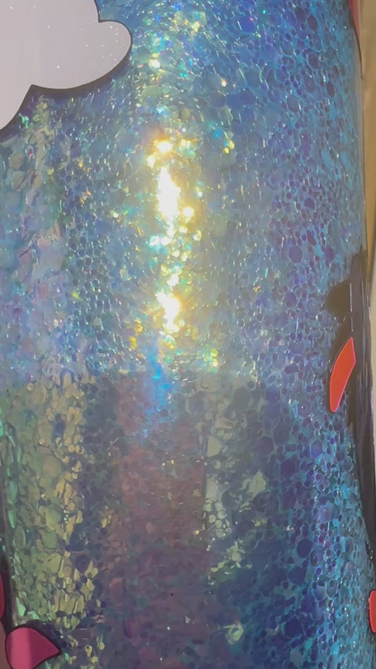 Up in the clouds with friends  24oz tumbler